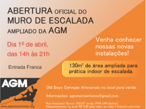 Abertura Oficial do Muro de Escalada Ampliado da AGM